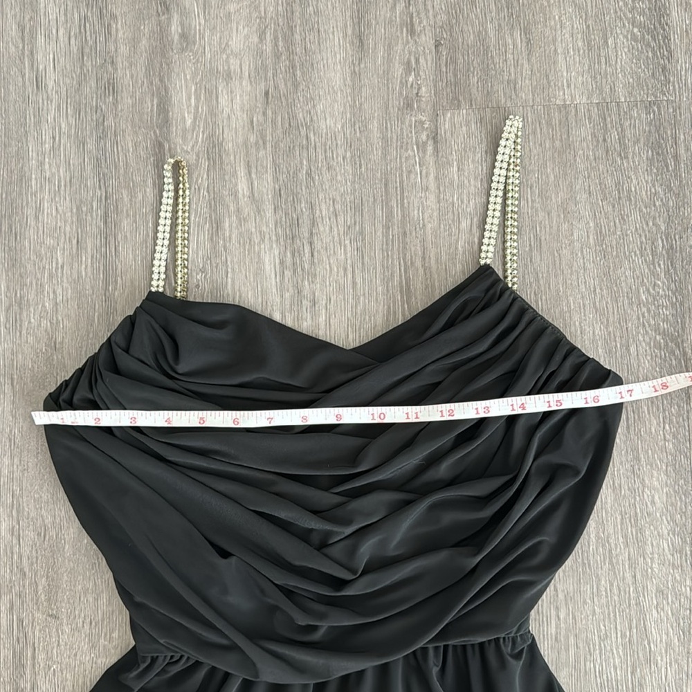Vintage 70s Rhinestone Strap Dress - Picture 12 of 14